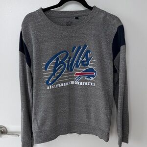 Buffalo Bills Heather Gray Pullover Sweatshirt